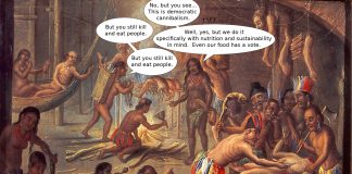 Democratic cannibalism- not the same as traditional cannibalism