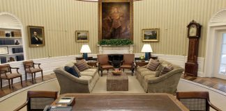 Donald Trump replaces George Washington painting in Oval Office with Vigo the Carpathian