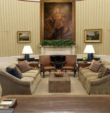 Donald Trump replaces George Washington painting in Oval Office with Vigo the Carpathian